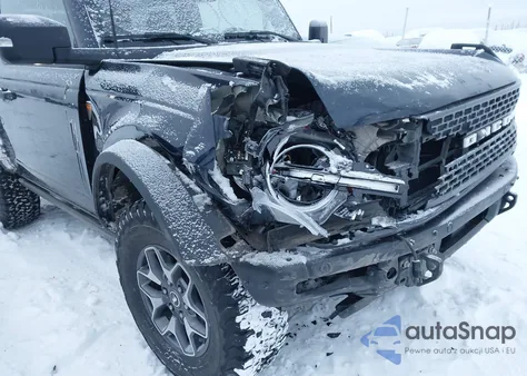 2021 Ford Bronco Badlands из США, поврежденный, VIN 1FMDE5CH1MLB02084